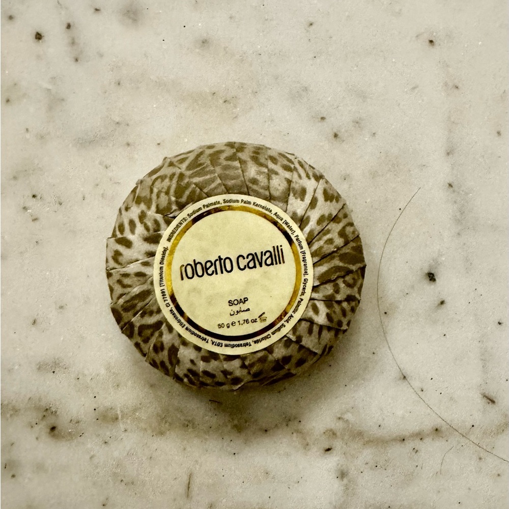 Roberto Cavalli Leopard Print Luxury Travel Soap, 50g/ 1.76 oz